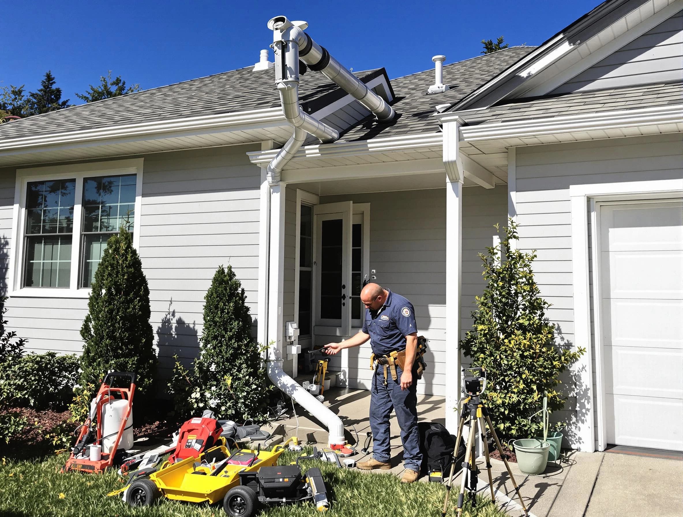 Downspout Repair in Green