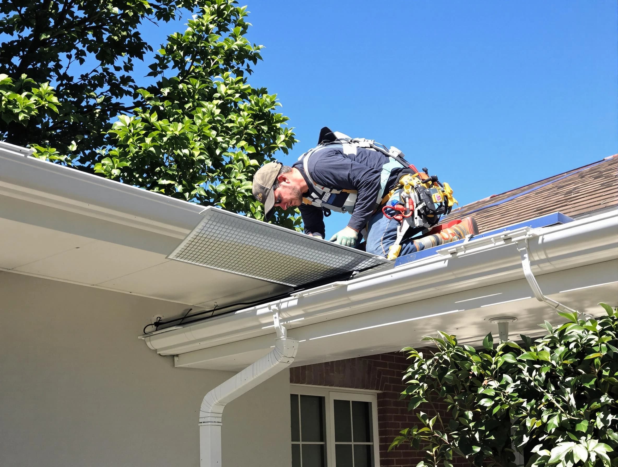 Gutter Guards in Green